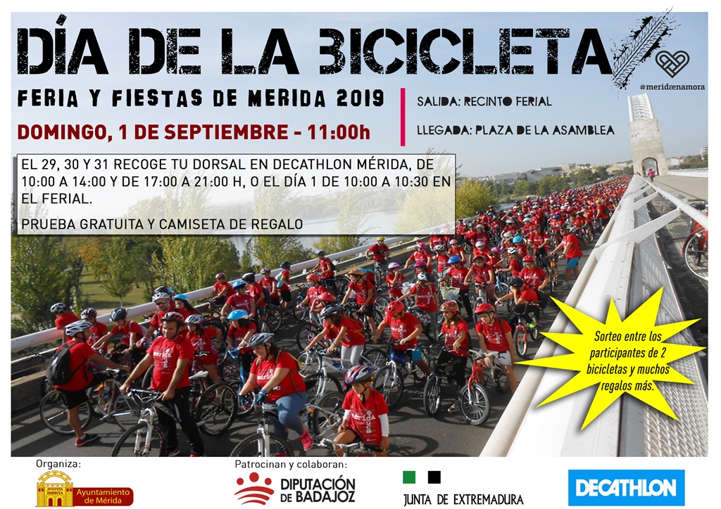 El Día de la Bicicleta finalizará en la Plaza de Santa Clara el próximo 1 de septiembre