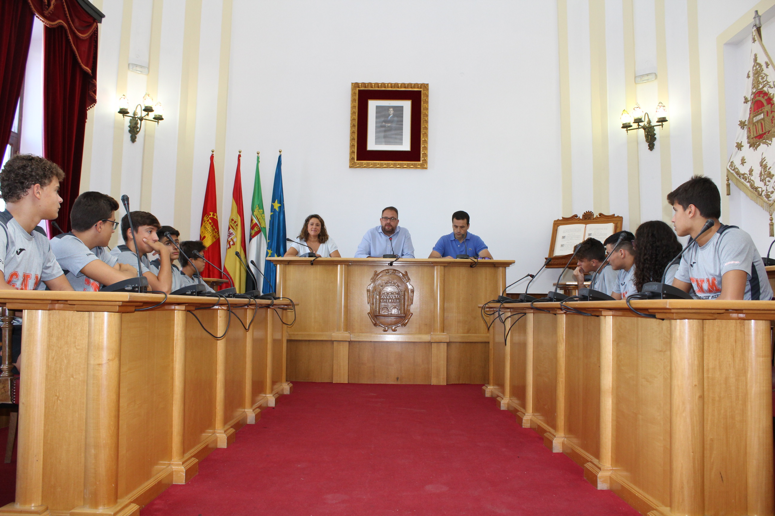 Recepción Salón de Plenos