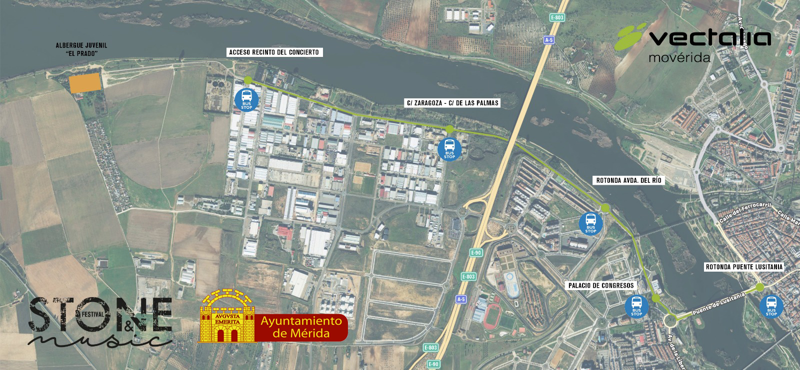 Paradas del autobús urbano