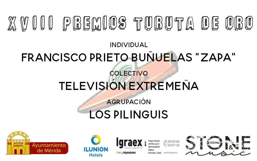 Francisco José Prieto “Zapa”, Televisión Extremeña y la Chirigota “Los Pilinguis”, Turutas de Oro 2019