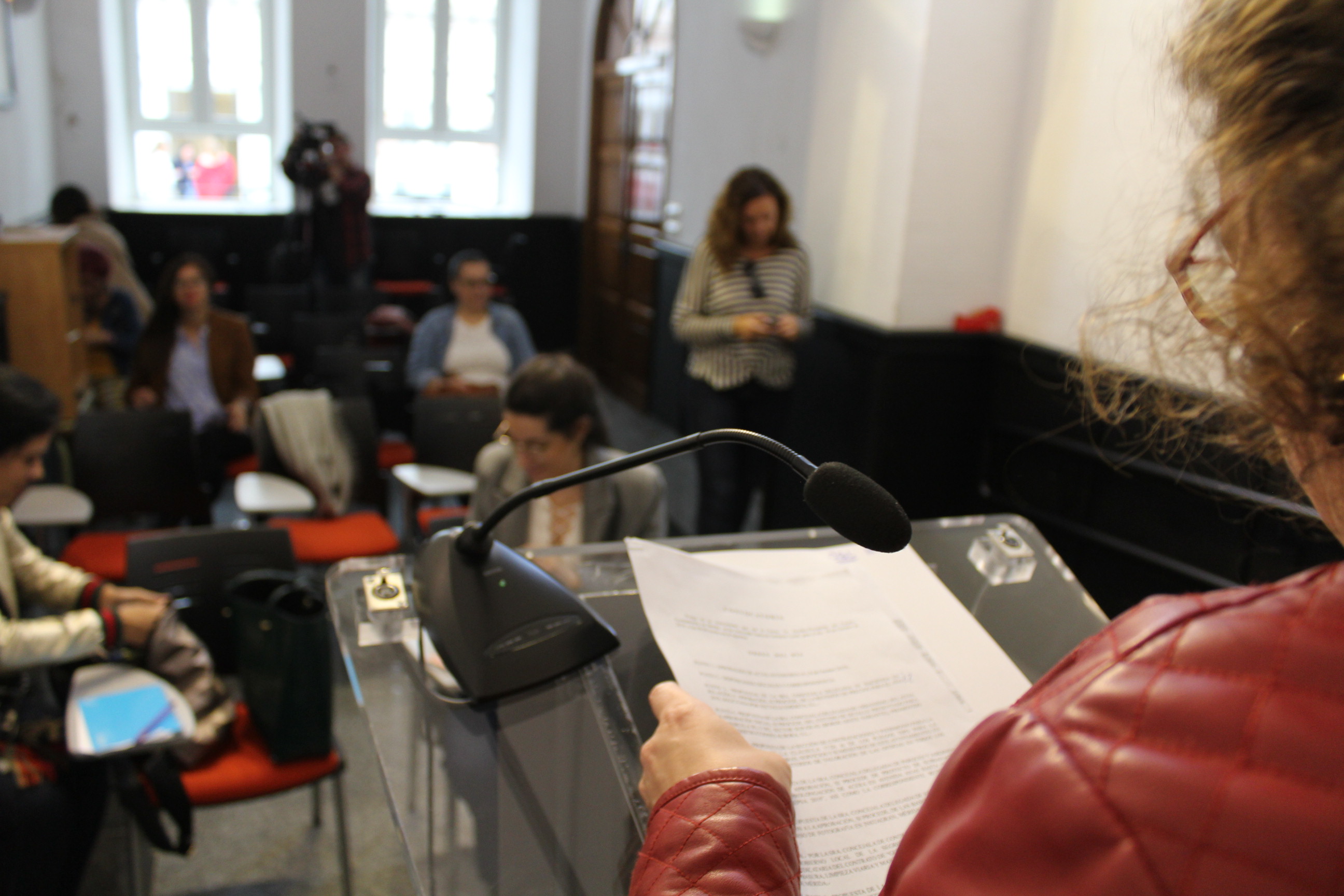 Carmen Yañez en rueda de prensa