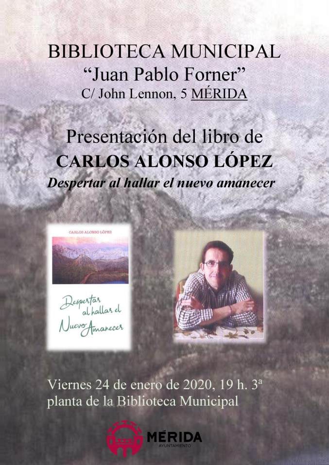 Carlos Alonso López presenta su nuevo poemario en la biblioteca municipal