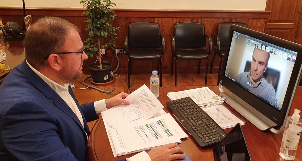 El alcalde ha atendido a los medios por videoconferencia