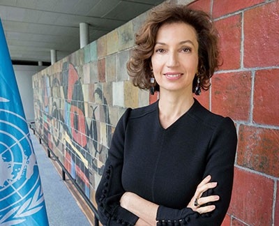 El Grupo de Ciudades Patrimonio de la Humanidad otorga el  Premio Patrimonio 2020 a la Directora General de Unesco