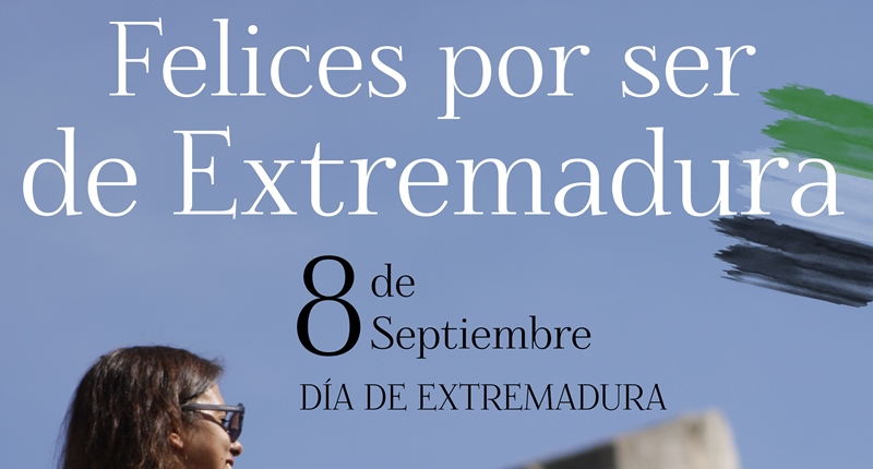 “Felices por ser de Extremadura” es el lema con el que el ayuntamiento de Mérida celebra el día de la región