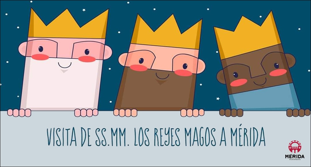 Este domingo llegan a la ciudad de Mérida Sus Majestades los Reyes Magos