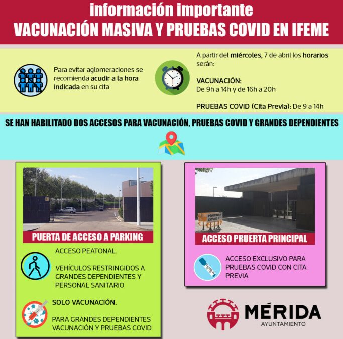 El ayuntamiento colabora con el SES en la organización de IFEME para la vacunación masiva