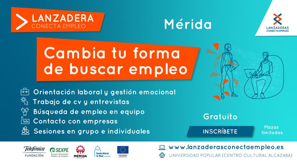 Cartel Lanzadera Empleo 2021