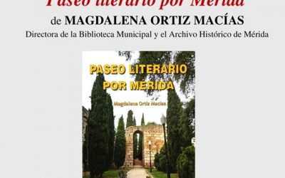 Magdalena Ortíz presenta esta tarde su libro "Paseo literario por Mérida"