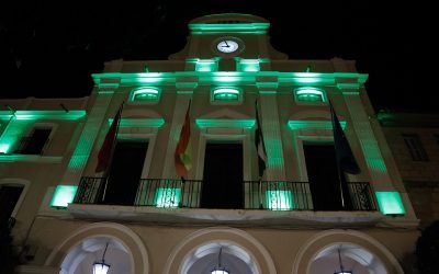 El Ayuntamiento se une a la conmemoración del Día Internacional del Pueblo Gitano iluminando la fachada y la fuente de la Plaza de España