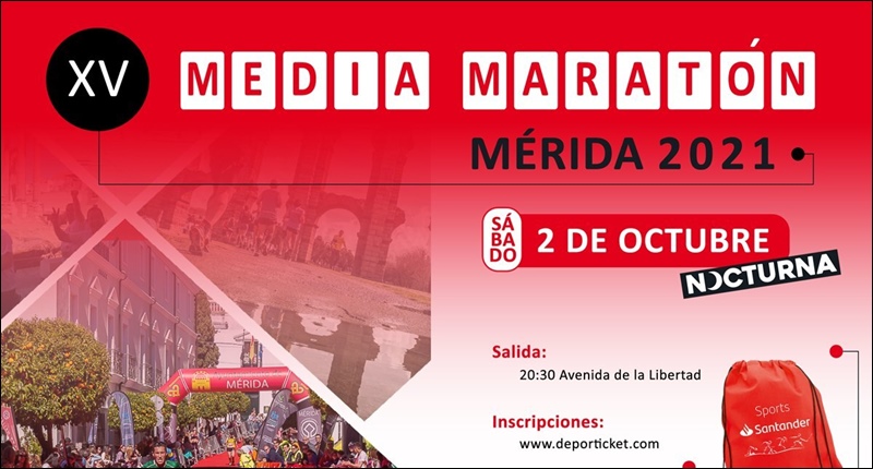 Restricciones de tráfico con motivo de la Media Maratón «Mérida, Patrimonio de la Humanidad»
