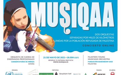 La Orquesta de Cuerda del Conservatorio ofrecerá un concierto junto con la Filasteen Young Musicians Orchestra de la Fundación Barenboim-Said