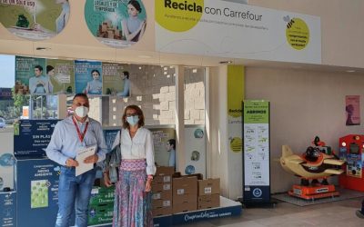 Carrefour Mérida y el Ayuntamiento establecerán líneas de acción conjuntas en materia de reciclaje