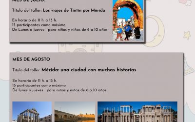 Disfrutar de Mérida a través de la lectura es el objetivo de las actividades infantiles de verano en las bibliotecas municipales