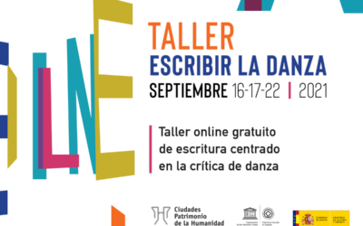 El taller ‘Escribir la danza’ permitirá conocer cómo elaborar una crítica periodística dentro de las actividades de La Noche del Patrimonio