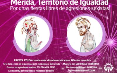 La delegación de Igualdad instalará un punto violeta en la Feria dentro de la campaña “Mérida, territorio de Igualdad”