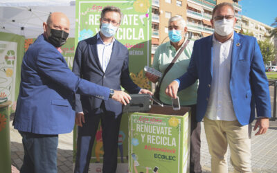 Mérida es la primera ciudad de Extremadura que celebra la ‘Green Week’ para concienciar sobre la importancia del reciclaje de aparatos eléctricos y electrónicos