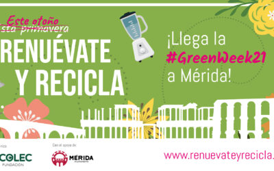 La Fundación ECOLEC celebra la quinta edición de la #GreenWeek21 en Mérida con el objetivo de seguir concienciando sobre la importancia del reciclaje de aparatos eléctricos y electrónicos