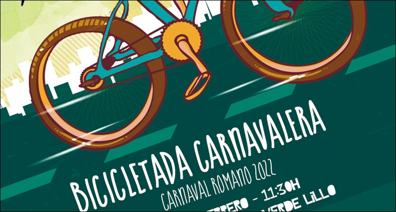 El domingo 27 de febrero, Domingo de Adas, se celebrará una Bicicletada Carnavalera