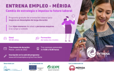 Mérida contará desde marzo con “Entrena Empleo”, un programa para ayudar a mujeres en desempleo de larga duración a reactivar su búsqueda laboral