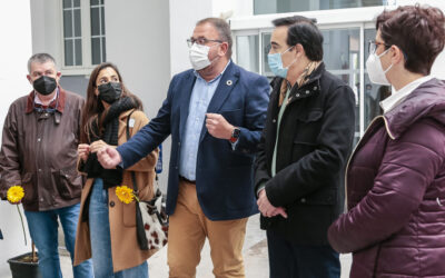 Técnicos de Diputación y otras administraciones visitan el Ayuntamiento de Mérida como ejemplo de adaptación a la Accesibilidad Universal