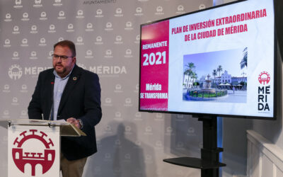 Rodríguez Osuna presenta un Plan de Inversiones Extraordinario de más de 16 millones de euros para Mérida y que se ejecutará antes de finalizar el año con el objetivo de crear empleo, fomentar el turismo y mejorar las infraestructuras de la ciudad