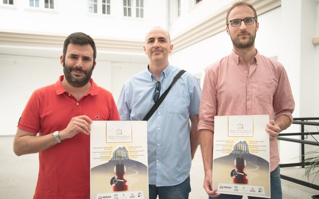 Varios cientos de ajedrecistas participarán este verano en Mérida en el II Festival Internacional de Extremadura