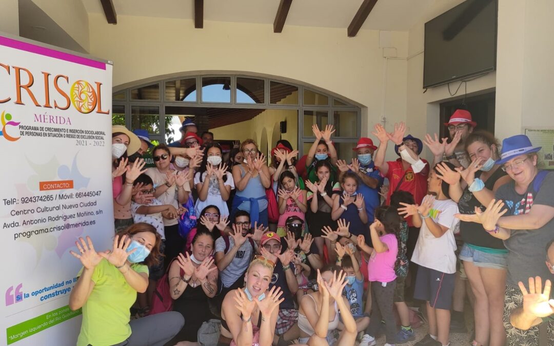 Jornada de convivencia del Programa Crisol en el Parque Natural de Cornalvo