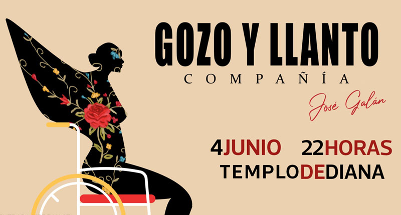 «Gozo y llanto», flamenco inclusivo en el Templo de Diana