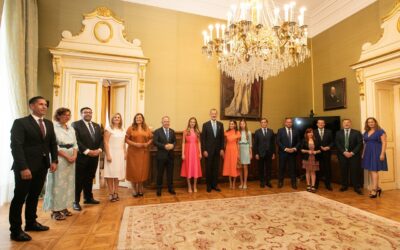 Mérida y el Grupo de Ciudades Patrimonio de la Humanidad participa en la Ofrenda Nacional al Apóstol Santiago, junto a los reyes y sus hijas