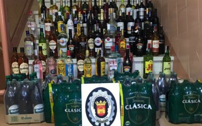 La Policía Local interviene alcohol en dos establecimientos de la calle Graciano y John Lennon