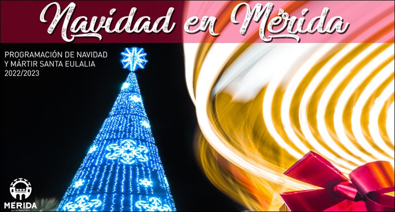 Una fotografía del joven emeritense Alejandro Ramos Soria anunciará la Navidad en Mérida 2022/23