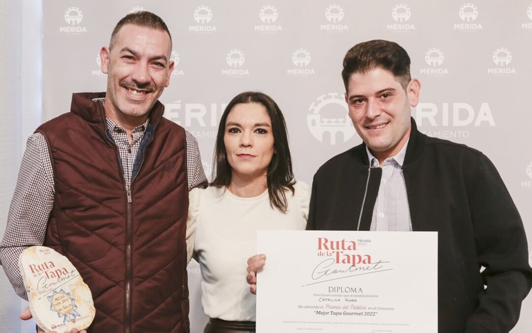 El Restaurante Catalina Plaza se alza con el premio del público de la Ruta de la Tapa 2022