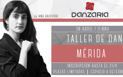 El Festival Danzaria programa en Mérida una obra y un taller de coreografía con Ana Baigorri