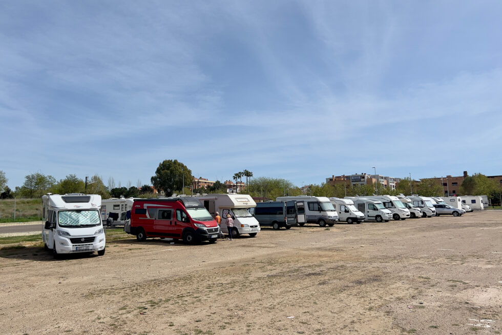 El nuevo área de caravanas de Mérida ha superado en menos de un mes las ...