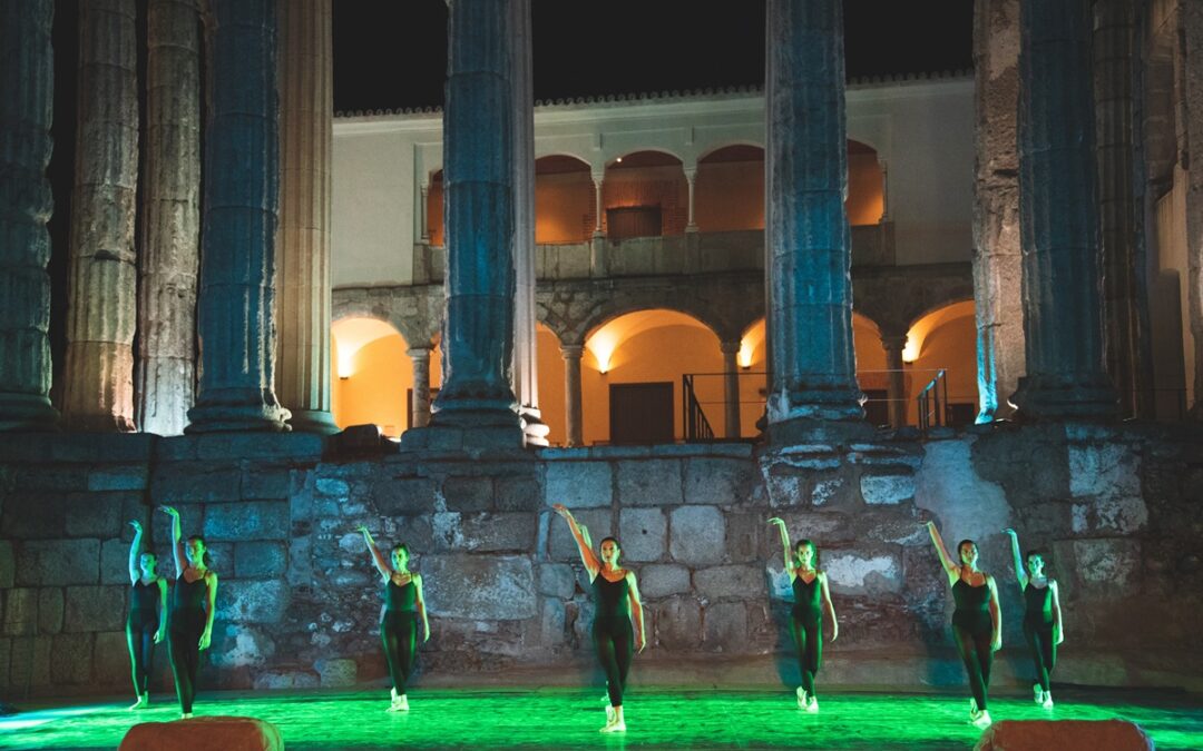 Mérida en Danza y Festival Danzaria: el Templo de Diana ofrece tres días seguidos de cultura y espectáculos con entrada gratuita y la participación de más de setecientas personas
