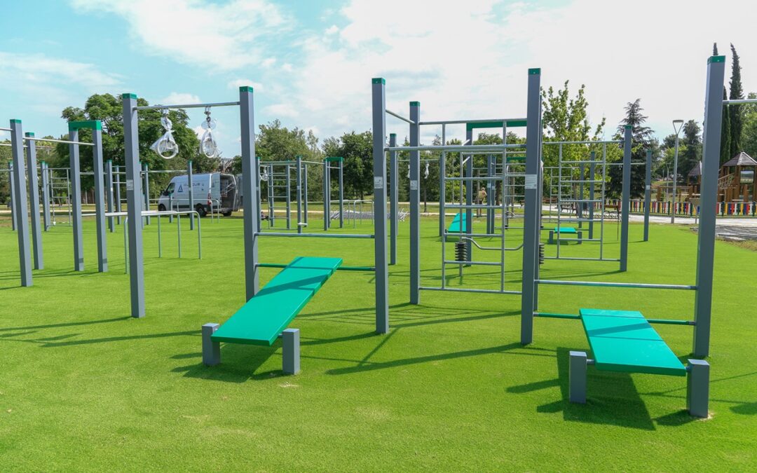 El Ayuntamiento recepciona el área de Calistenia de la zona de Pancaliente para el ejercicio deportivo al aire libre