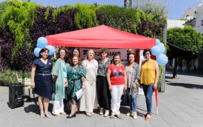 Día Internacional de la Fibromialgia en la Plaza de España organizado por Afibromerida