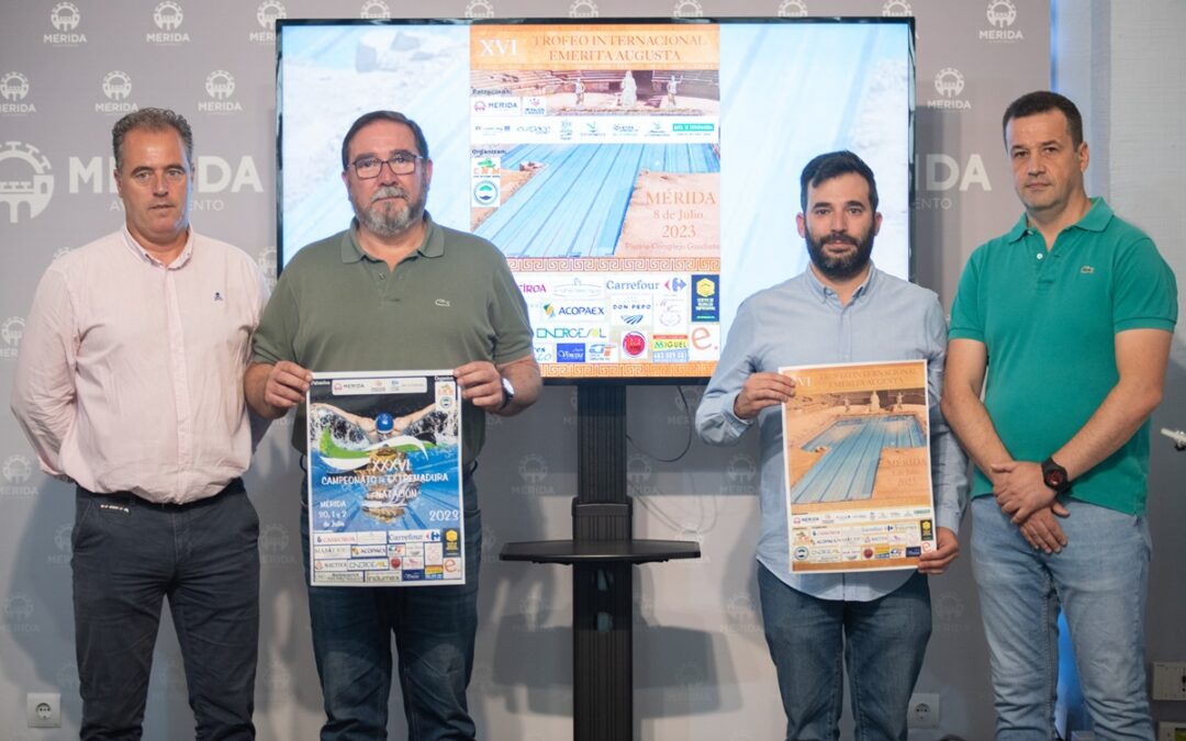 La piscina del Polideportivo Guadiana será el centro de la natación extremeña dos fines de semana consecutivos