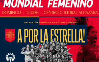 Pantalla gigante para animar a la Selección Española de Fútbol femenino en la Final del Mundial