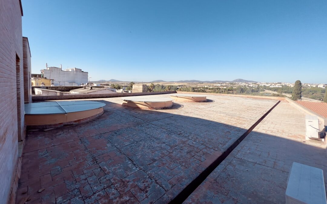 La cubierta del Centro Cultural Alcazaba se transformará en una gran terraza para acoger actividades al aire libre