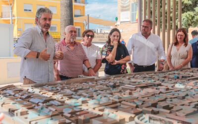 La maqueta en 3D de la ciudad de Mérida en el siglo II ya se puede visitar en la plaza Margarita Xirgu