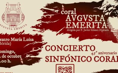 La Coral Augusta Emerita celebra su 45 aniversario, con sintonías de cine, este domingo en el Teatro María Luisa