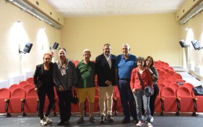 El alcalde visita el Centro Cultural de La Antigua, que se inaugura mañana con la obra Puro Lorca, tras las obras de reforma integral