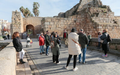 Mérida recibe un 32% más de turistas que en 2022 en el Puente de diciembre tanto en visitas a monumentos como a las oficinas de turismo y la mayoría de hoteles han alcanzado el 100% de ocupación
