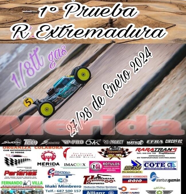 El Campeonato de Extremadura de Radio Control celebra su primera prueba el domingo en el circuito de El Prado