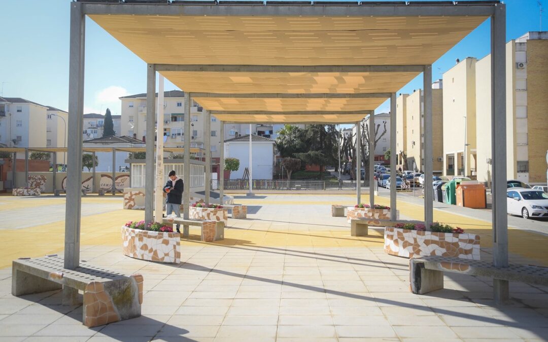 Finaliza la transformación de la Plaza de Gabriel y Galán, en Nueva Ciudad, que se ha renovado por completo con una inversión de 274.912,40 euros
