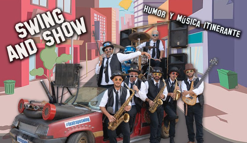 El próximo viernes, 3 de mayo, se podrá disfrutar en las calles del centro de la ciudad del espectáculo Swing and Show de la compañía Teatrapo Producciones