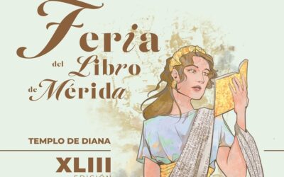 Un cartel de la alumna de la Escuela de Arte y Superior Diseño de Mérida, Carmen Femia, anunciará la Feria del Libro que se inicia el próximo 8 de mayo