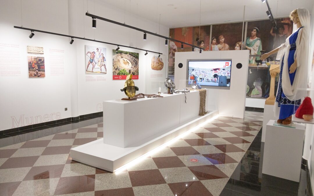 El Ayuntamiento organiza  visitas gratuitas a la exposición “Luxuria, los placeres de Augusta Emerita” desde mañana jueves hasta el domingo con motivo del Día de la Ruta Vía de la Plata
